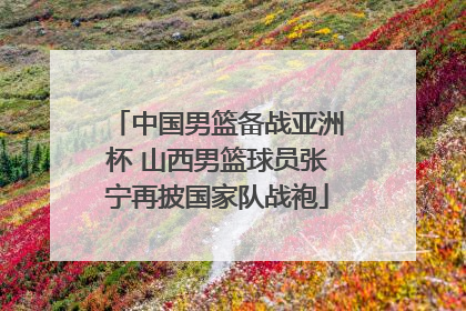 中国男篮备战亚洲杯 山西男篮球员张宁再披国家队战袍